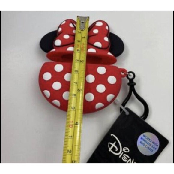 Disney Minnie Mouse Airpod Case Red White Earbud Silicone Case, Brand New w Tags - Picture 10 of 13
